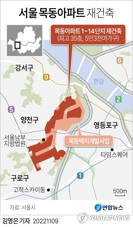 [그래픽] 서울 목동아파트 재건축