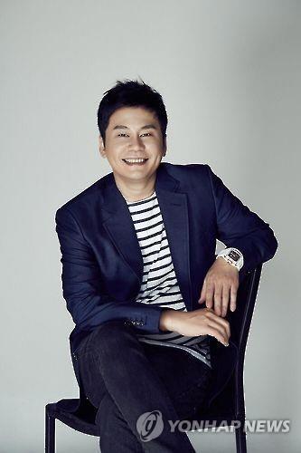YG娱乐总裁梁铉锡（韩联社/YG娱乐供图）