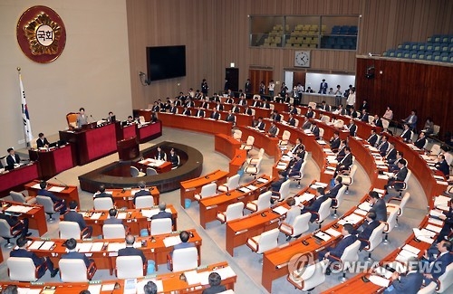 (2nd LD) S. Korea's parliament passes 11 tln won extra budget plan