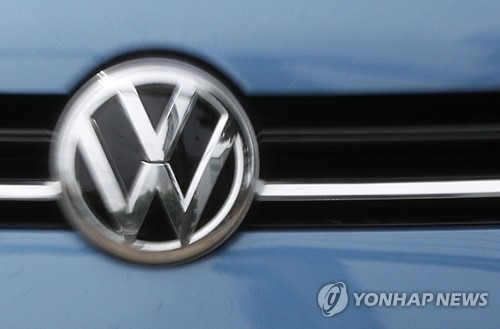 This file photo, taken on Aug. 28, 2016, shows a car with the Volkswagen emblem. (Yonhap)