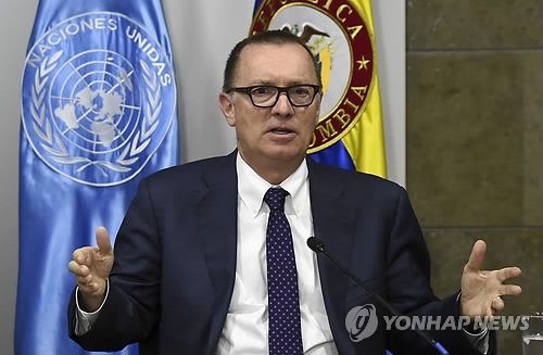 This photo, taken by AFP on Dec. 4, 2017, shows Jeffrey Feltman, the U.N. undersecretary general for political affairs, who will visit North Korea this week. (Yonhap)