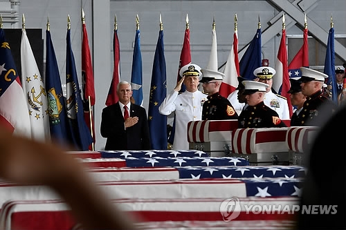 Presumed U.S. troop remains return home from N. Korea