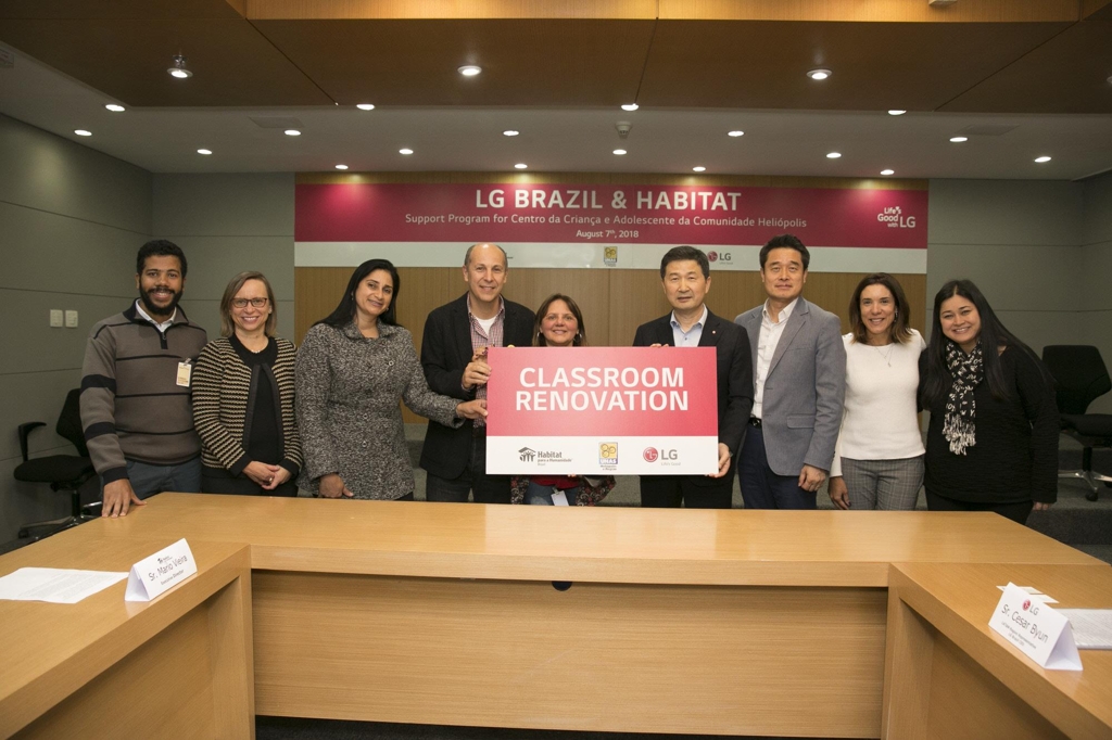 LG Electronics joins hands with Habitat to help underprivileged Brazilian students