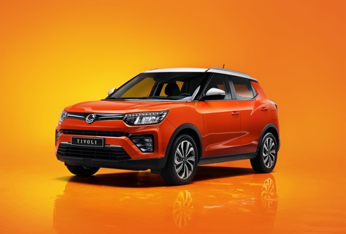 This file photo provided by SsangYong Motor shows the upgraded Tivoli compact SUV. (PHOTO NOT FOR SALE) (Yonhap)