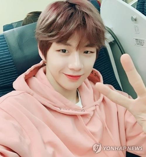 This image of former Wanna One member Kang Daniel comes from his Instagram account. (PHOTO NOT FOR SALE) (Yonhap)