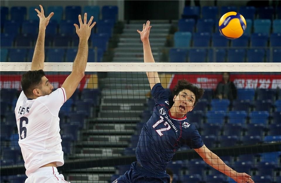 S. Korea eliminated in Olympic men's volleyball qualifying tournament