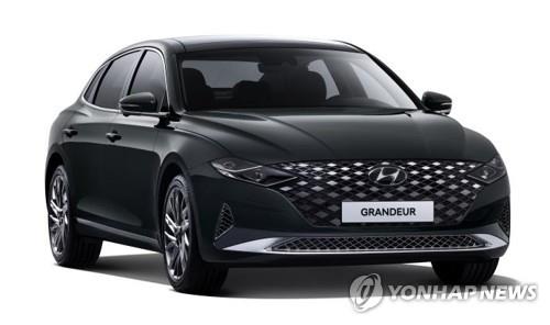 This file photo provided by Hyundai Motor shows the Grandeur sedan. (PHOTO NOT FOR SALE) (Yonhap)