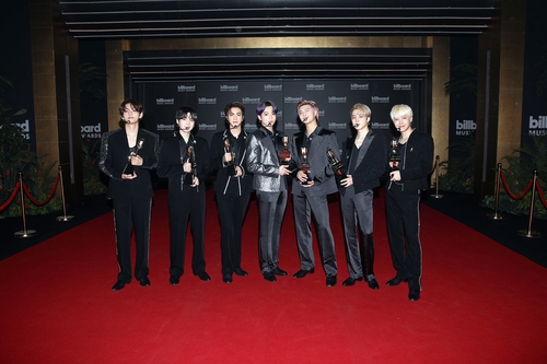 BTS Wears Custom Korean Tuxedos on the Grammys Red Carpet