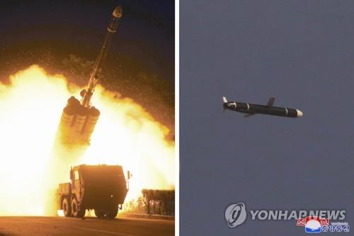 (LEAD) S. Korea, U.S. have yet to determine details of N. Korea's recent cruise missile tests: sources