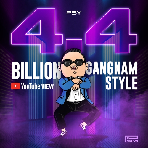 Rengør rummet support Tegnsætning Psy's 'Gangnam Style' surpasses 4.4 billion YouTube views | Yonhap News  Agency