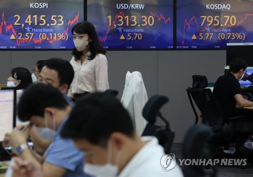 (LEAD) Seoul shares up for 3rd day ahead of Fed's rate decision