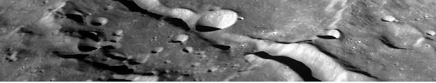 This photo of Vallis Schrodinger, provided by the Korea Aerospace Research Institute (KARI), was taken March 24, 2023, with a camera onboard the South Korean lunar orbiter Danuri. (PHOTO NOT FOR SALE) (Yonhap)