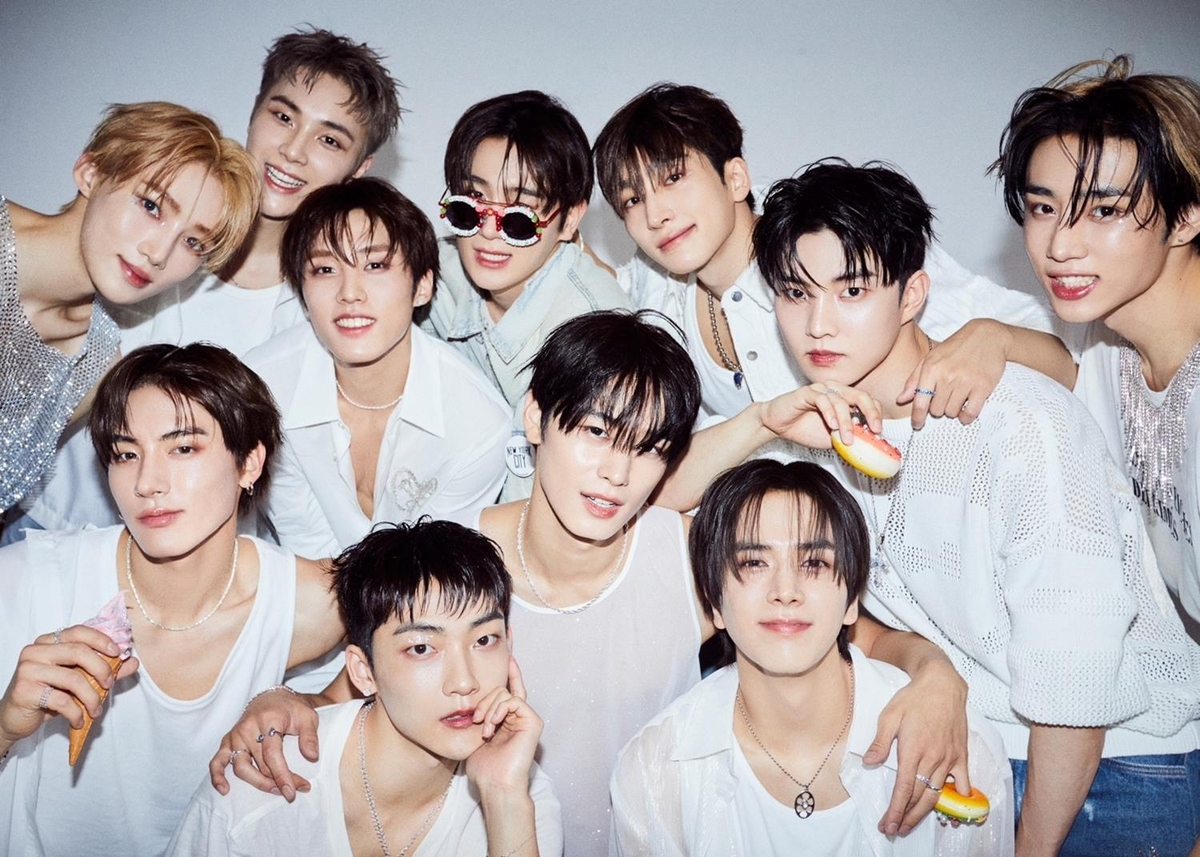 K-pop boy group The Boyz is seen in this photo provided by IST Entertainment. (PHOTO NOT FOR SALE) (Yonhap)