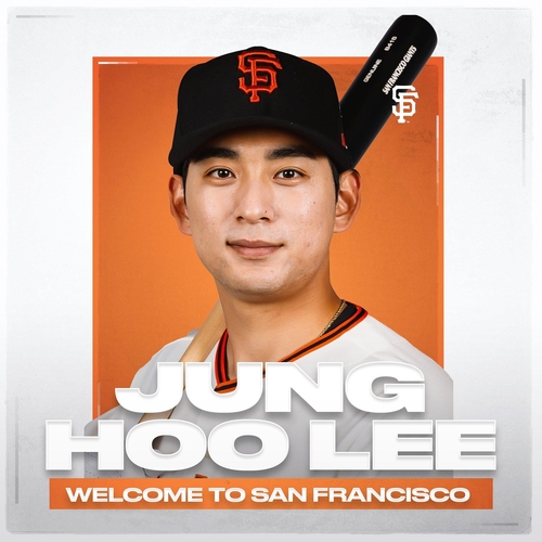 (LEAD) San Francisco Giants announce 6yr deal with KBO star Lee Jung