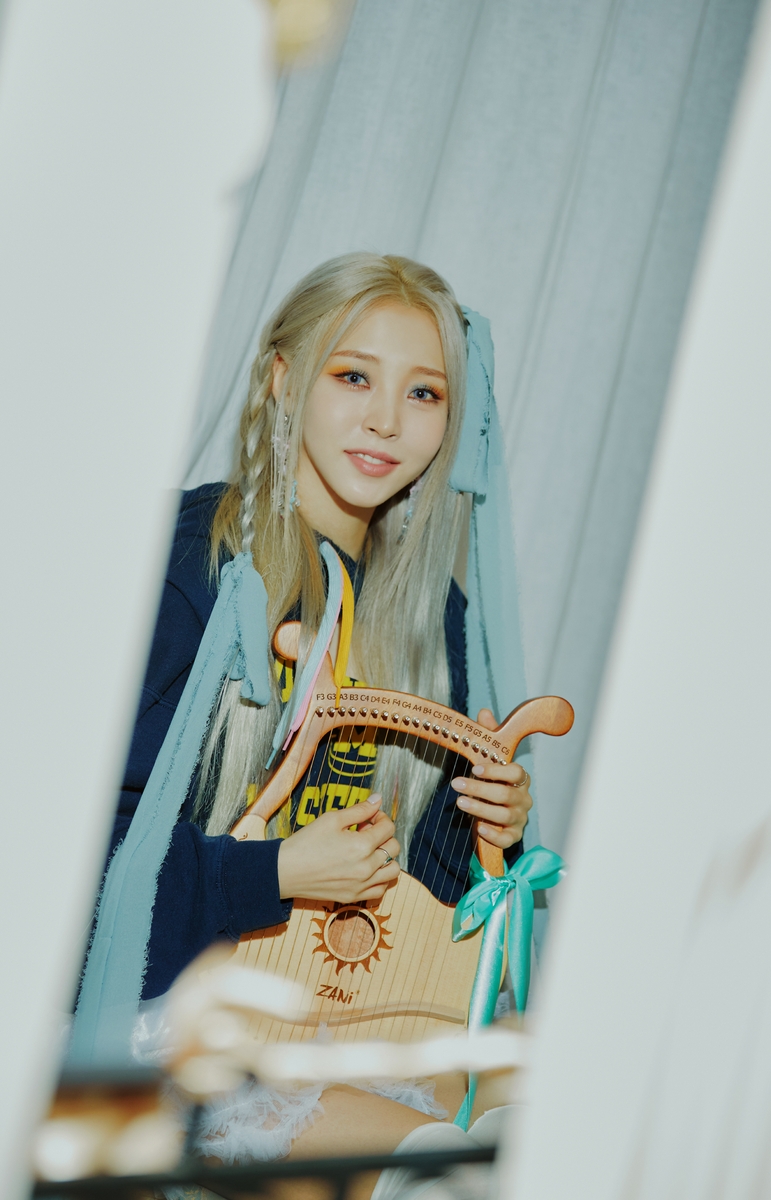 Mamamoo member Moonbyul is seen in this photo provided by RBW. (PHOTO NOT FOR SALE) (Yonhap)