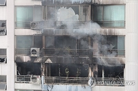 (2nd LD) 2 dead, 13 injured in apartment building fire in Seoul