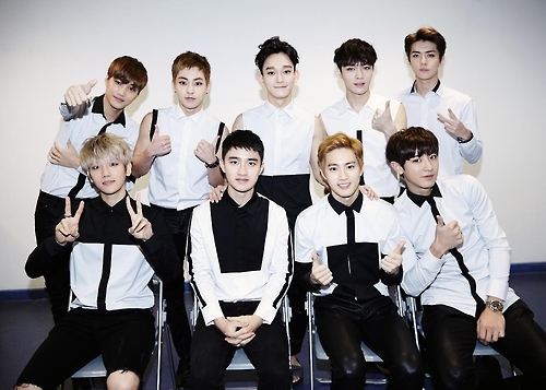 Boys band EXO © SM Entertainment 