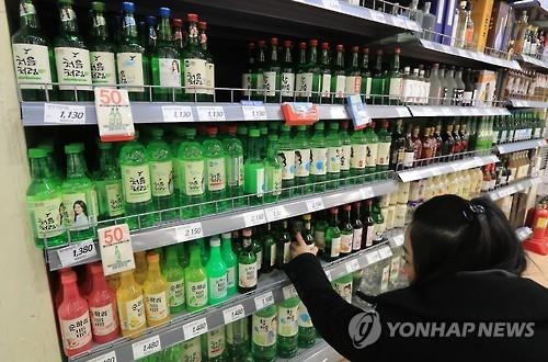 Les ventes de soju à l'étranger atteignent 5 millions de dollars au S1