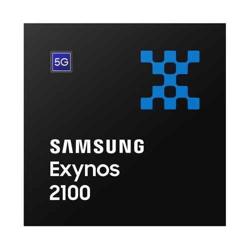 Le nouveau processeur d'application (AP) mobile de Samsung Electronics Co., Exynos 2100. (Photo fournie par Samsung Electronics Co. Revente et archivage interdits) 