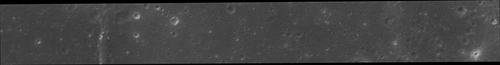 La mer des Pluies prise par une caméra à bord de l'orbiteur lunaire Danuri le mardi 10 janvier 2023. (Photo fournie par l'Institut coréen de recherche aérospatiale, KARI. Revente et archivage interdits) 