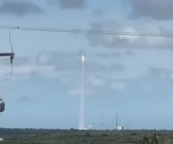 Lancement de la fusée HANBIT-TLV. (Capture du compte YouTube @johncutrim9826. Revente et archivage interdits) 