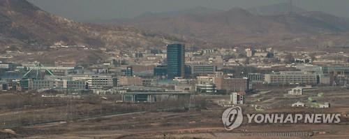 韓国側から見た開城工業団地の様子（資料写真）＝（聯合ニュース）