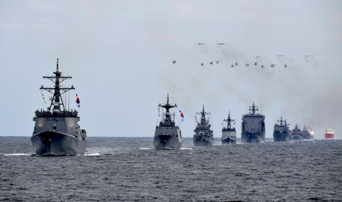 韓国 済州島で国際観艦式開幕 46カ国参加 日中は艦艇派遣せず 聯合ニュース 韓国 済州島で国際観艦式開幕 46カ国参加 日中は艦艇派遣せず 聯合ニュース