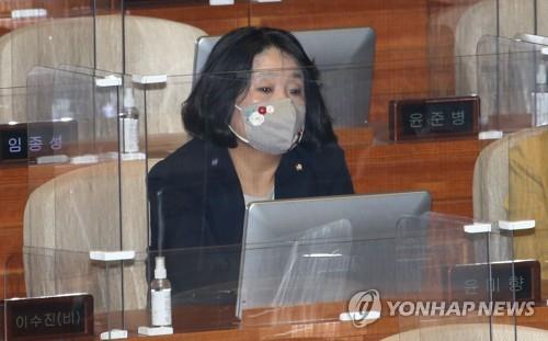 尹美香被告（資料写真）＝（聯合ニュース）