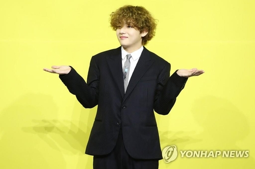 ＢＴＳのＶ（資料写真）＝（聯合ニュース）