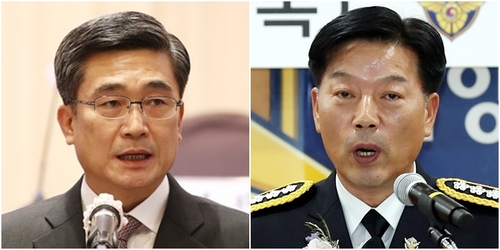 徐旭氏（左）と金洪熙氏（資料写真）＝（聯合ニュース）