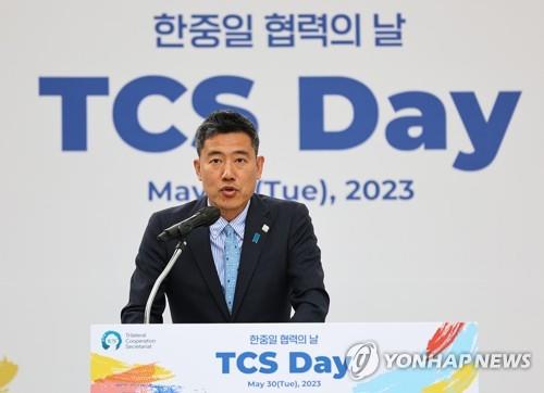 ソウルで「韓中日協力の日」行事開催　中国公使「３カ国協力支持」
