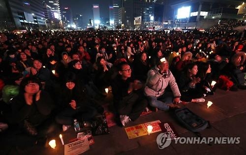촛불집회 (연합뉴스 자료 사진)