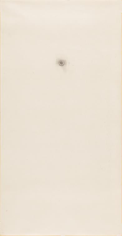 김호석, 세상으로 들어가는 문, 종이에 수묵, 184×96cm, 2018