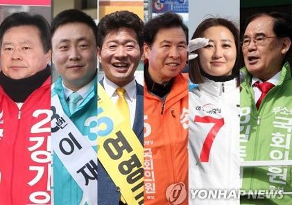 창원성산 민주·정의 단일후보우세…여영국44.8% vs 강기윤35.7%