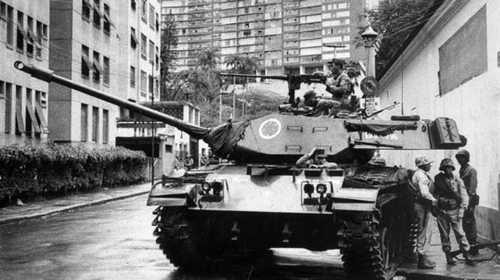 1964년 3월 브라질에서 일어난 군부 쿠데타 당시 사진 [브라질 뉴스포털 G1]