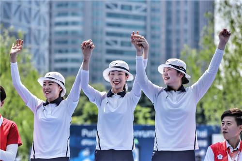 한국 양궁, 월드컵대회 2차 대회 종합 우승