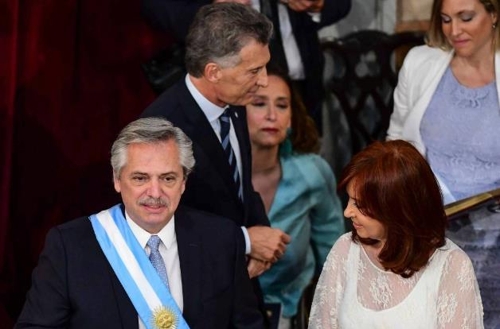 아르헨티나의 알베르토 페르난데스 대통령(왼쪽)과 크리스티나 페르난데스 부통령 [브라질 뉴스포털 UOL] 