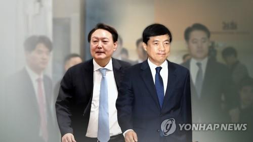 윤석열 검찰총장과 이성윤 중앙지검장