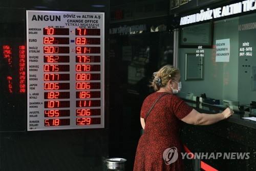 터키 리라화 석달 만에 장중 달러 대비 역대 최저치(종합) | 연합뉴스