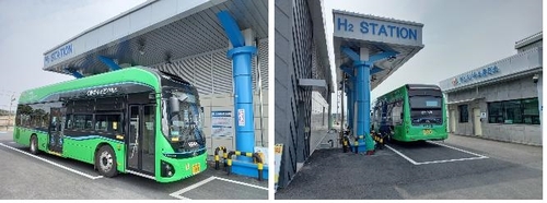 한국가스기술공사에서 위탁 운영 중인 서산시 수소충전소