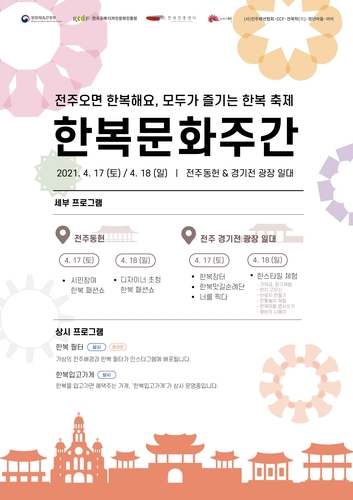 '전주 한복오감' 포스터