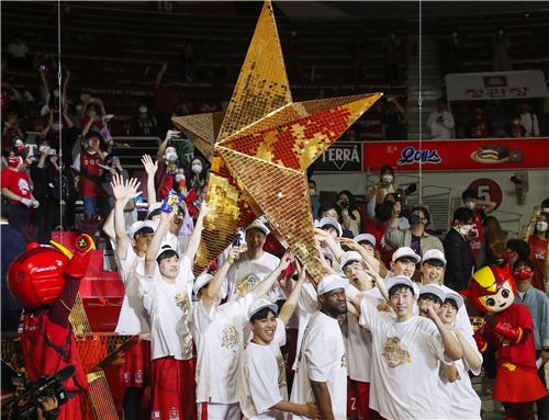 플레이오프-챔프전 '10전 전승' 2020-2021 KBL 챔피언 안양 KGC