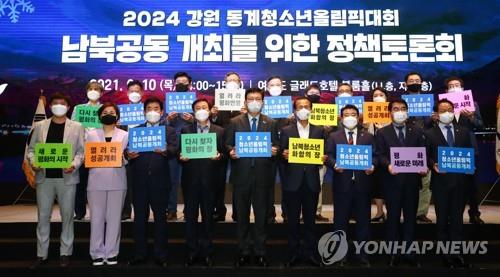 지난 6월 서울에서 열린 강원동계청소년올림픽대회 남북공동 개최 정책토론회