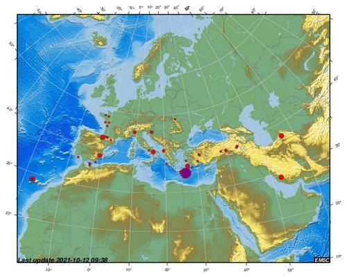 그리스 휴양지 크레타섬에 규모 6.3 지진