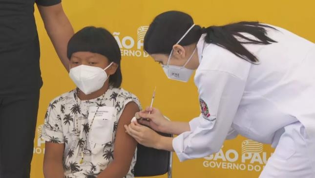 브라질, 5∼11세 백신 접종 개시
