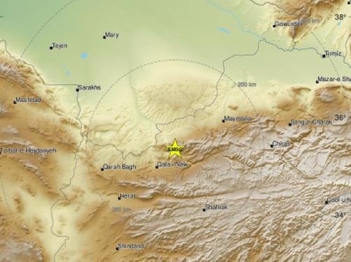 아프간 서부서 규모 5.6 지진…"최소 26명 사망"(종합2보)