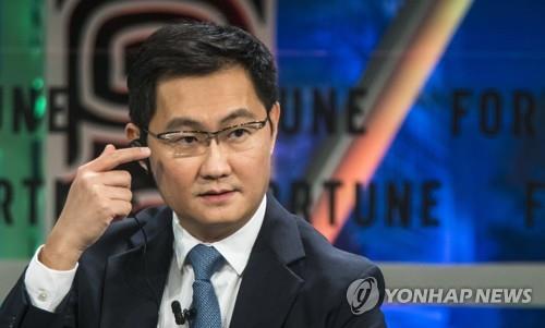 중국 최대 인터넷 기업 텐센트의 마화텅 회장
