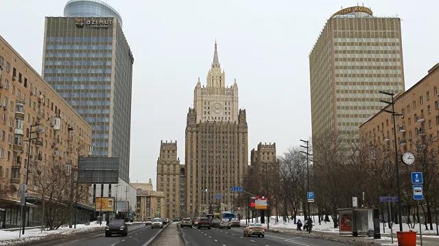 러시아 외무부 청사(가운데 첨탑 건물)