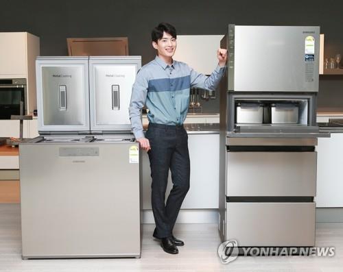 삼성전자가 2017년 출시한 에너지효율 1등급 김치냉장고