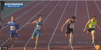 '한국 육상 100ｍ 일인자'의 자존심…김국영, 10초14로 우승